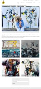 website design for artist