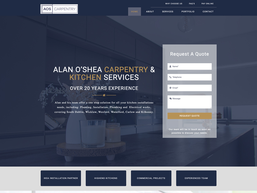 Alan O'Shea Carpentry.