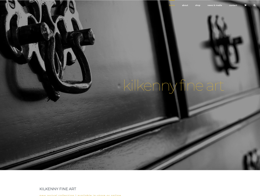 kilkenny fine art - web design kilkenny