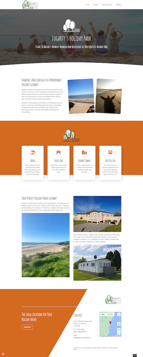 fogarty holiday park web designers wicklow. fogarty holiday park web designers wicklow.